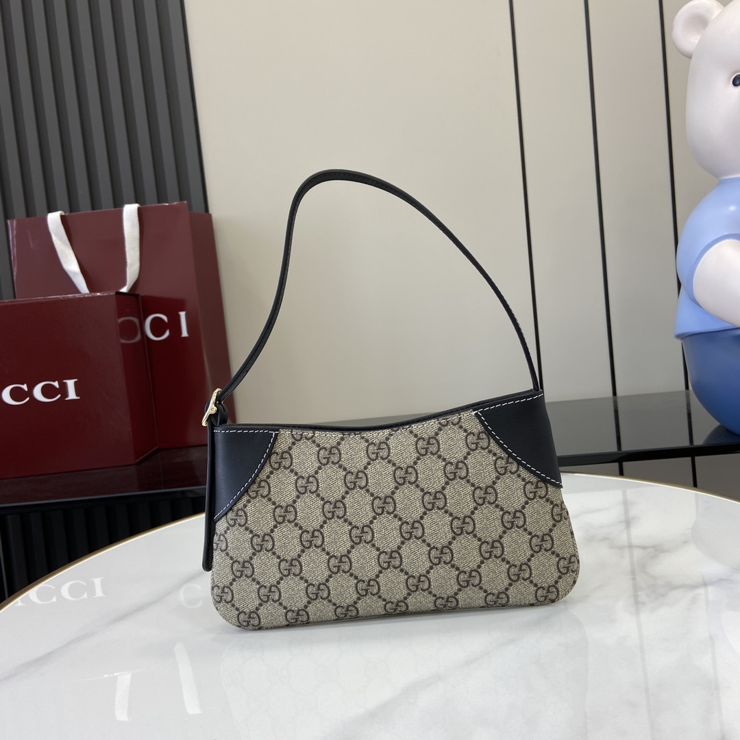 Gucci GG Emblem Super Mini Shoulder Bag - DesignerGu