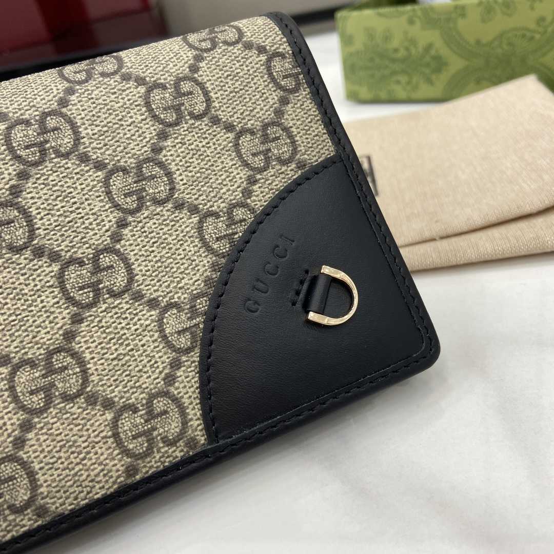 Gucci GG Emblem Continental Wallet   - DesignerGu