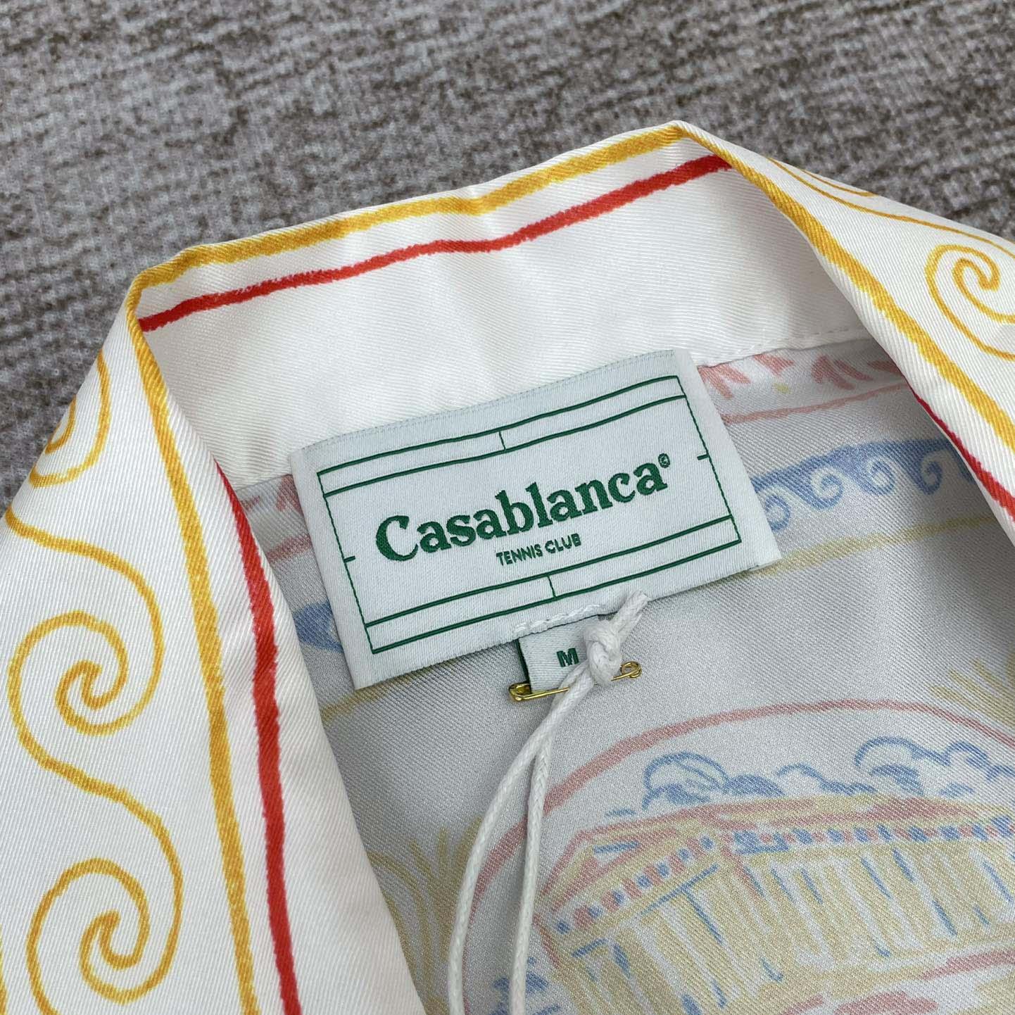 Casablanca Silk Cuban Shirt    CA3510 - DesignerGu