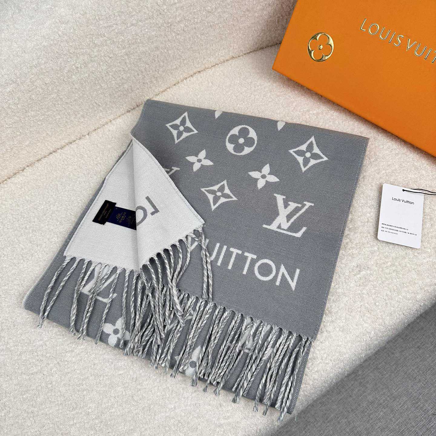 Louis Vuitton All About Monogram Scarf  M79226 - DesignerGu