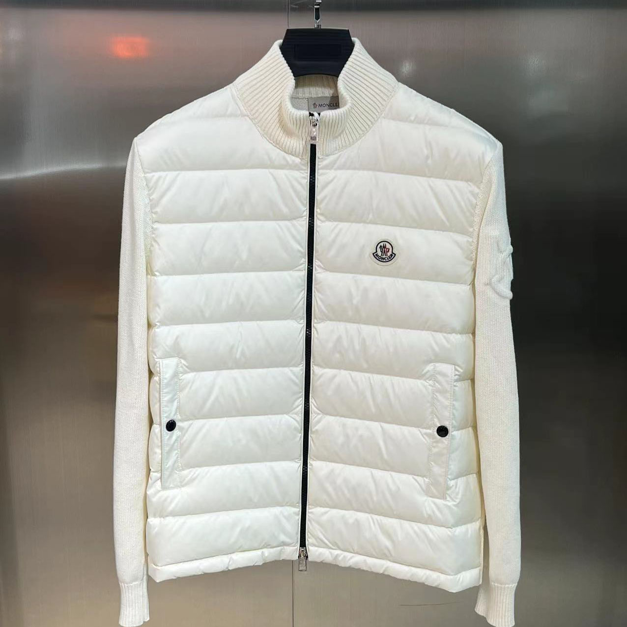 Moncler Down Puffer Cardigan - DesignerGu