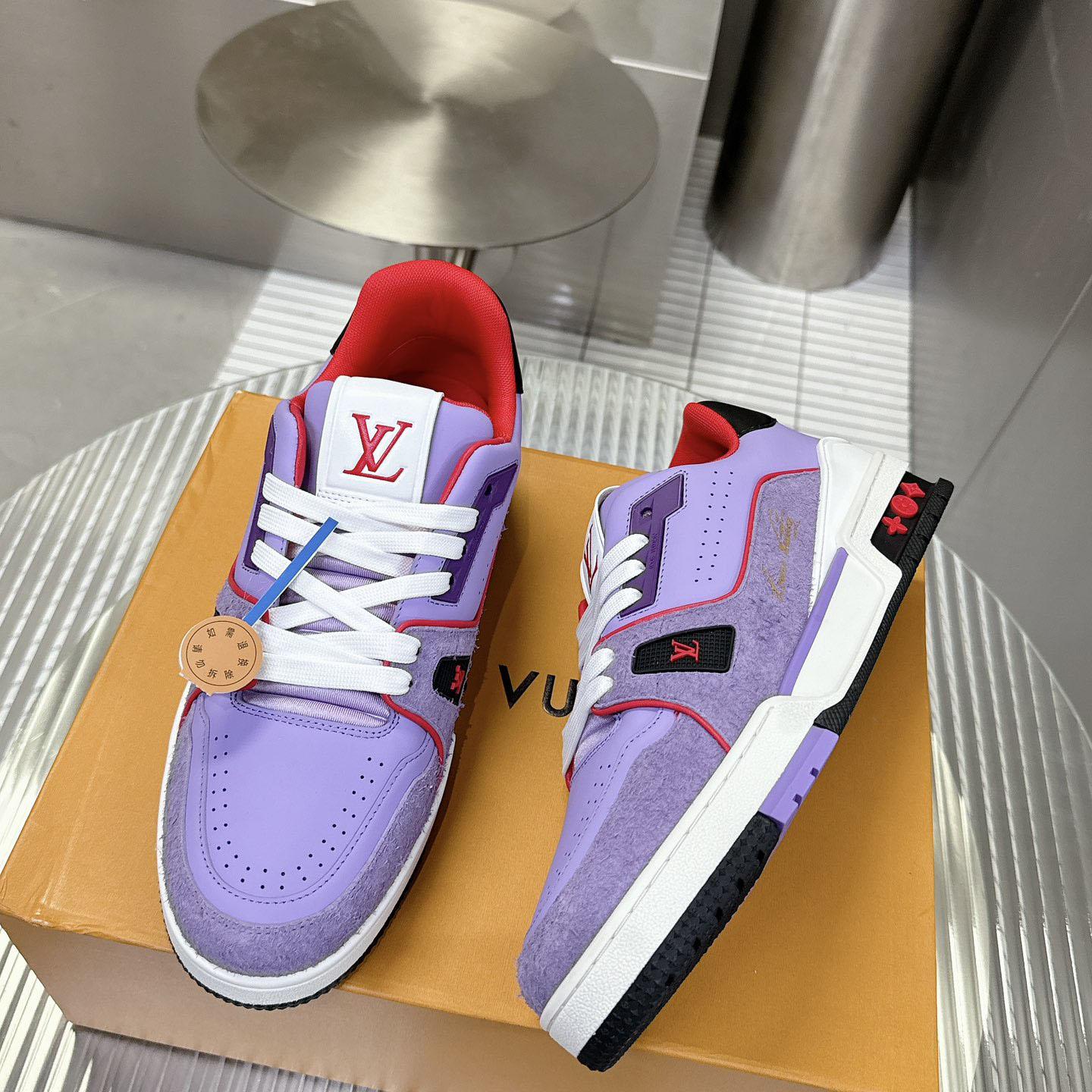 Louis Vuitton LV Trainer Sneaker   - DesignerGu