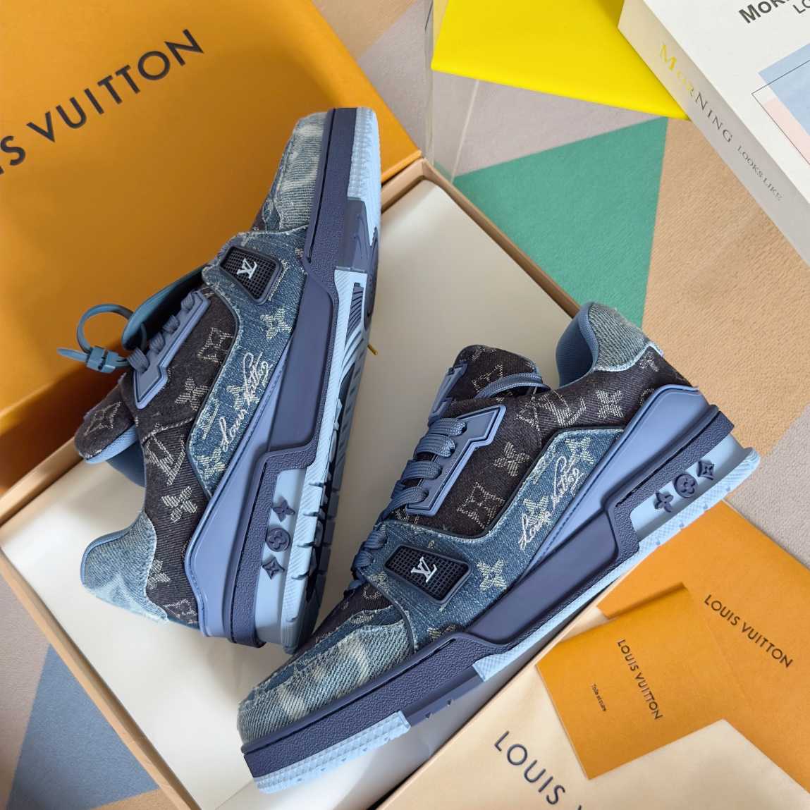 Louis Vuitton LV Trainer Sneaker    - DesignerGu