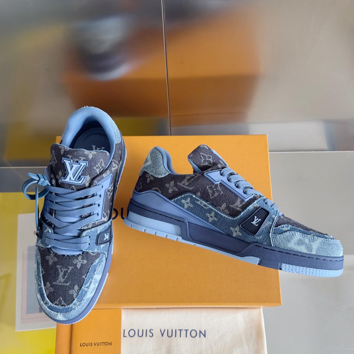 Louis Vuitton LV Trainer Sneaker    - DesignerGu