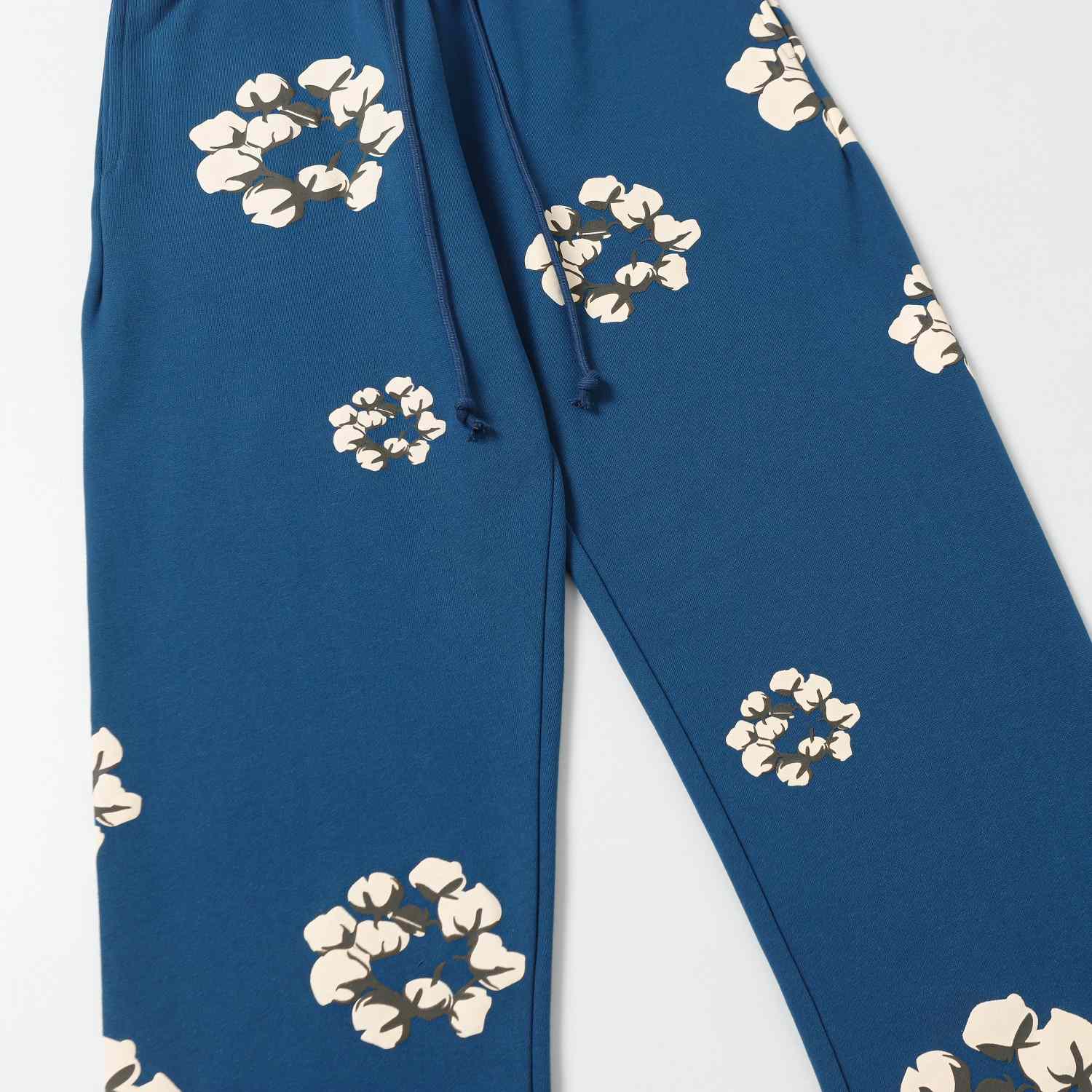 Denim Tears Cactus Tears Wreath Sweatpants Blue - DesignerGu