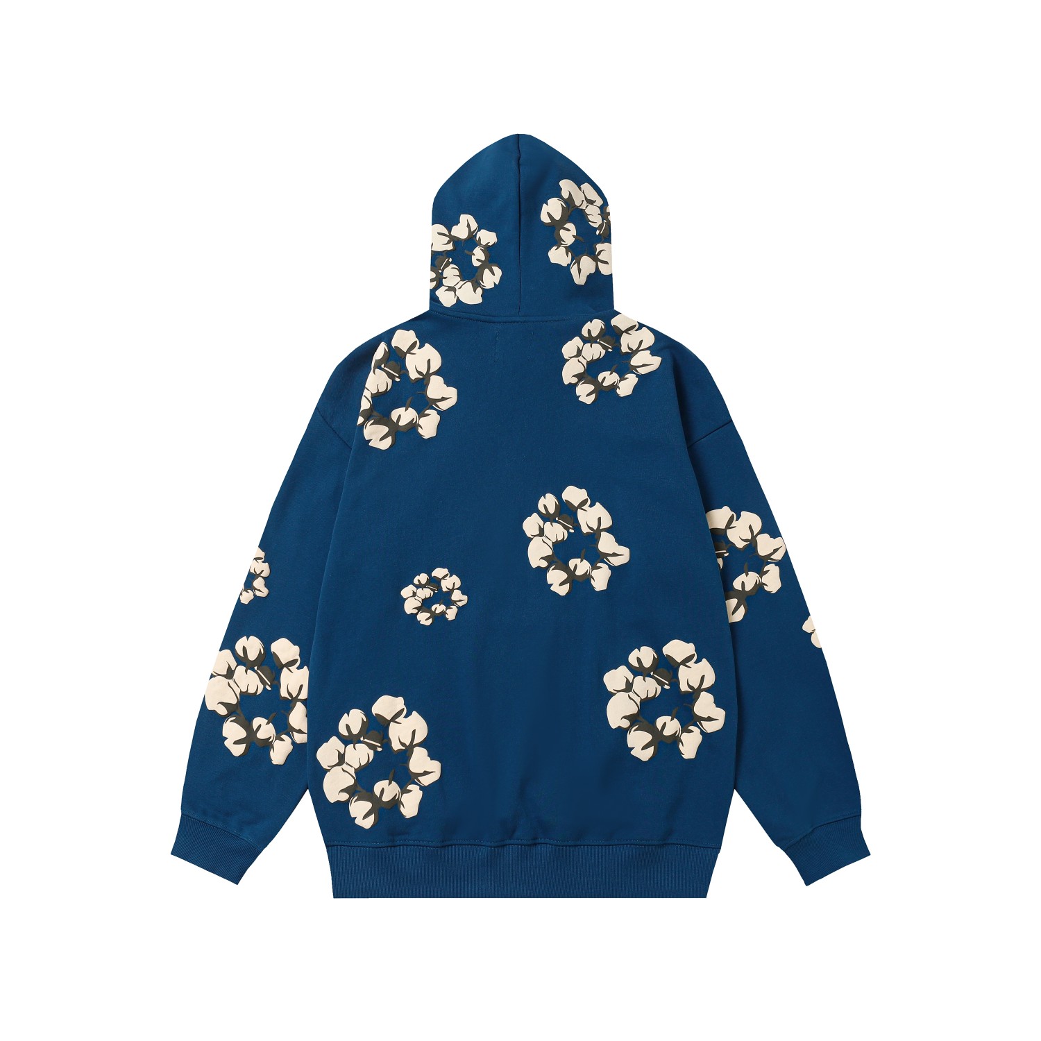 Denim Tears Cactus Tears Wreath Hoodie Blue - DesignerGu