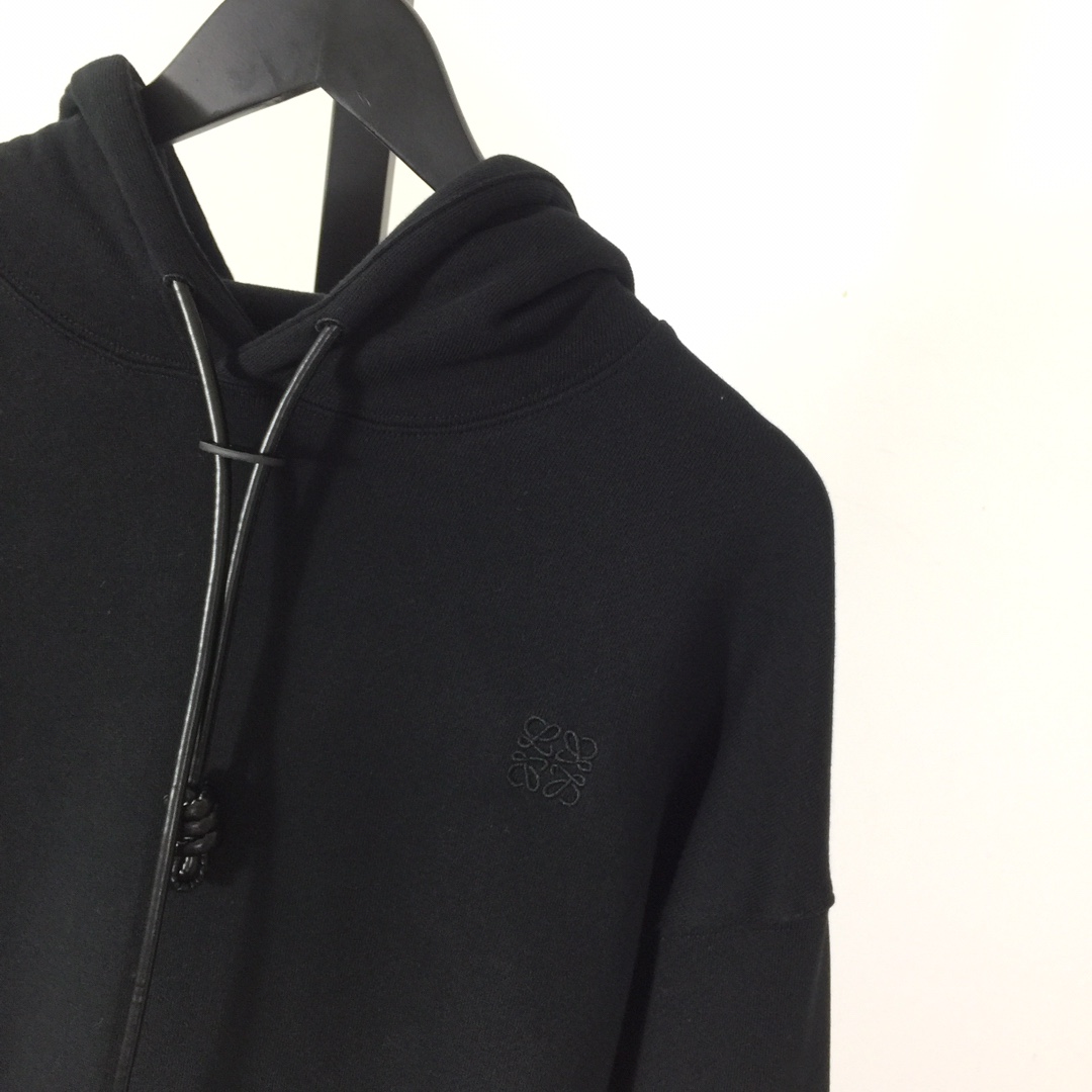 Loewe Anagram-embroidered Hoodie - DesignerGu