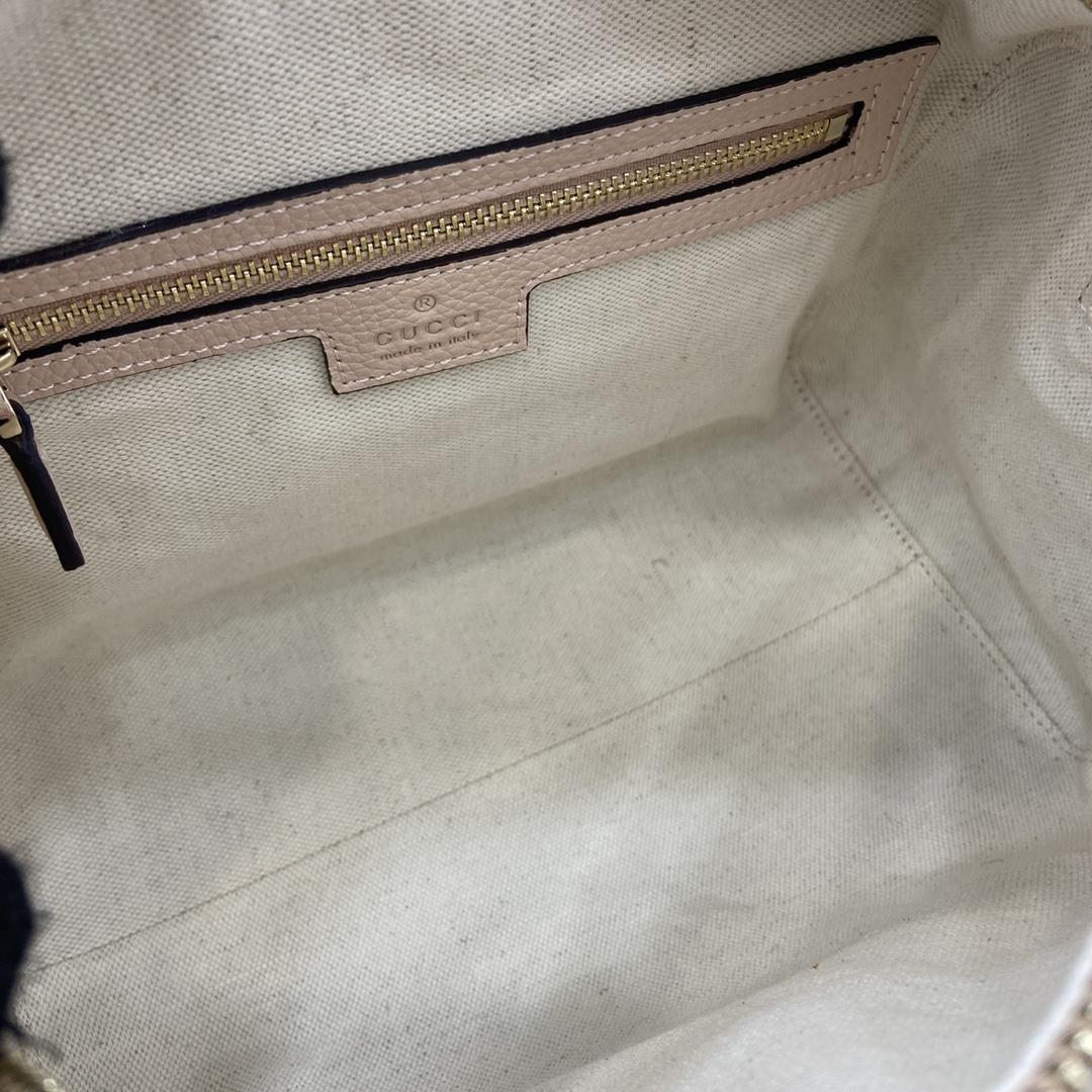 Gucci GG Emblem Small Top Handle Bag - DesignerGu