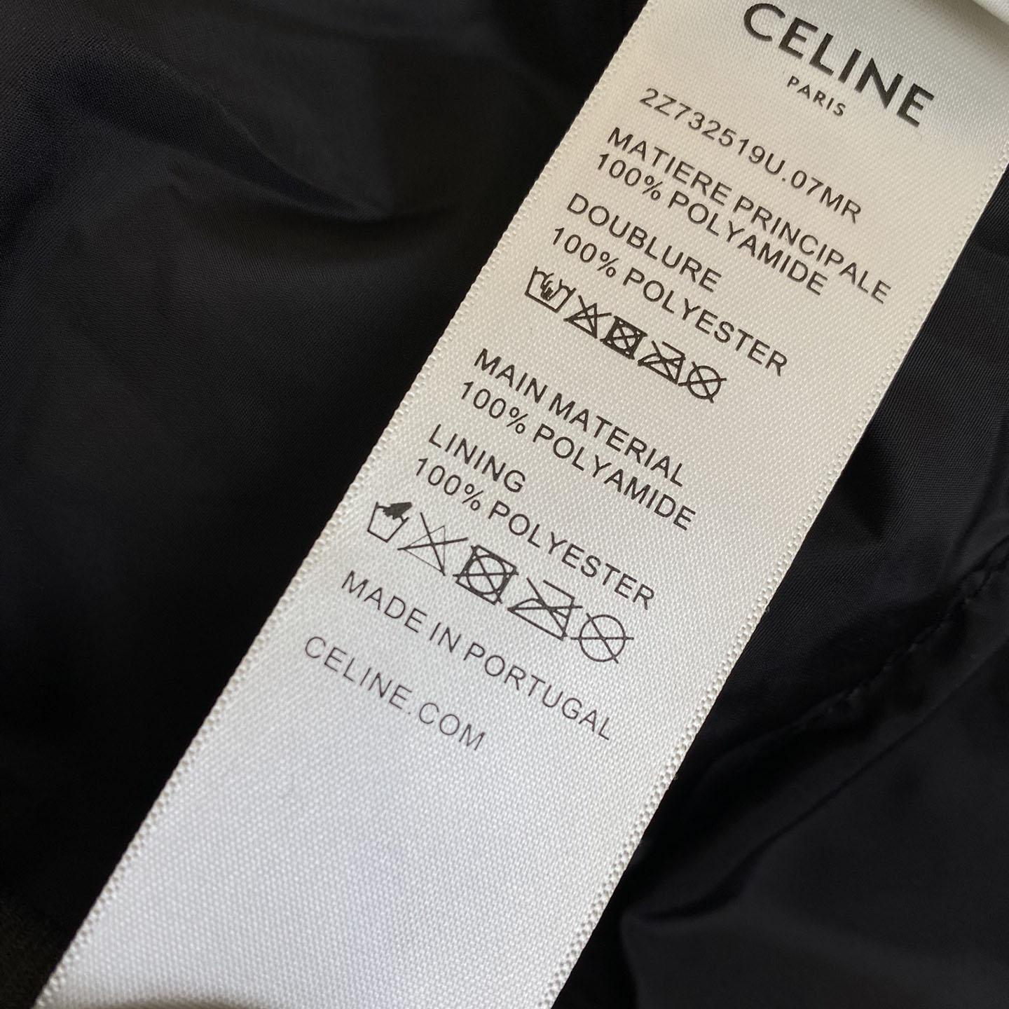 Celine Down Jacket In Triomphe Nylon Jacquard  - DesignerGu