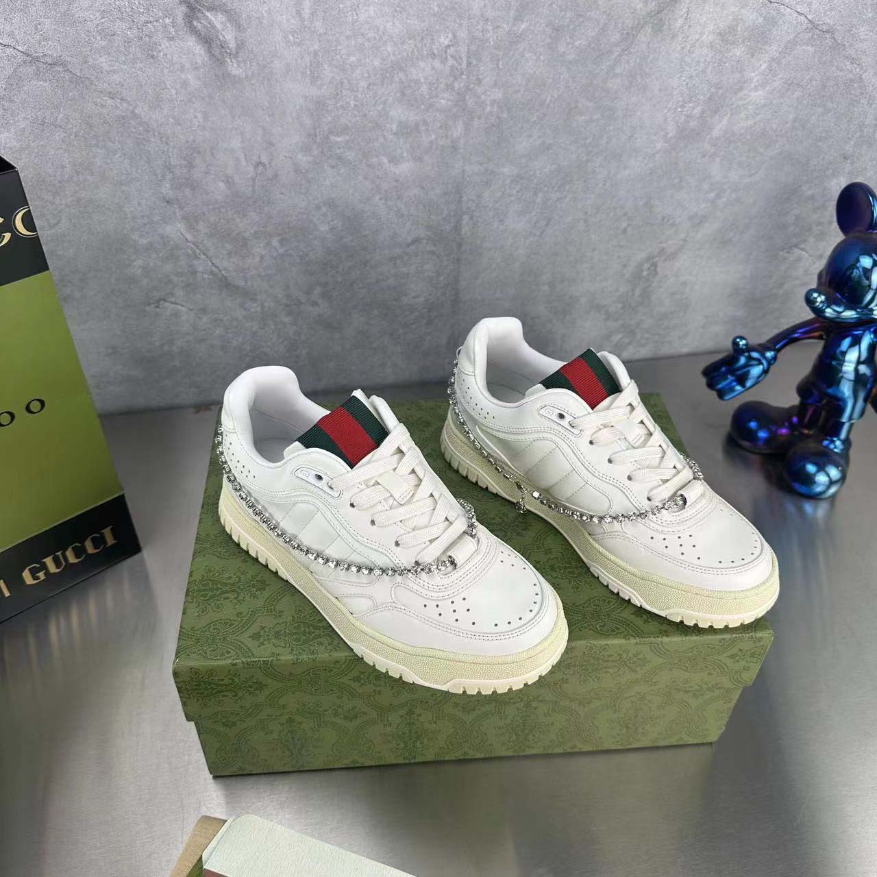 Gucci Women's Gucci Re-Web Sneaker - DesignerGu