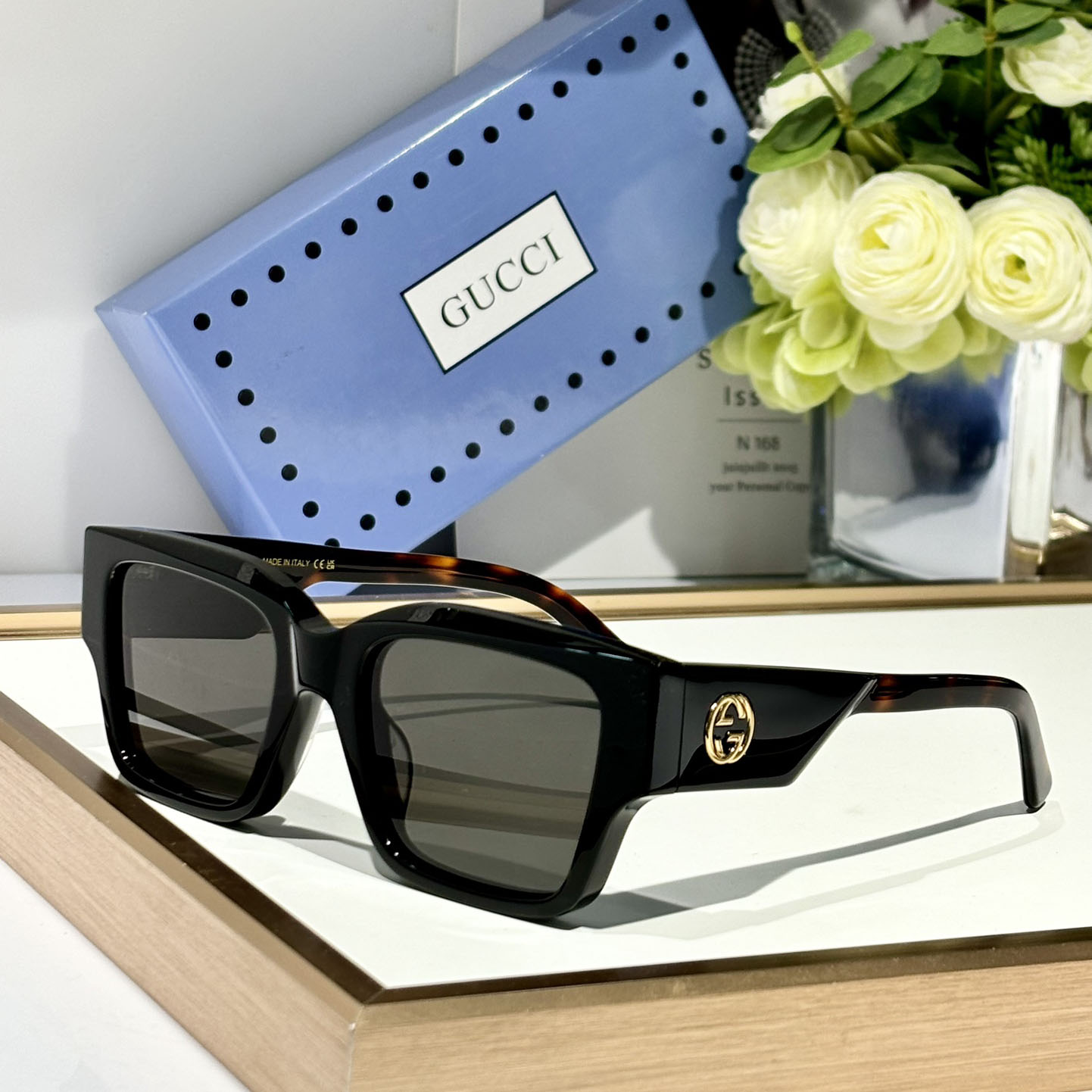 Gucci Square Frame Sunglasses    GG1663S - DesignerGu