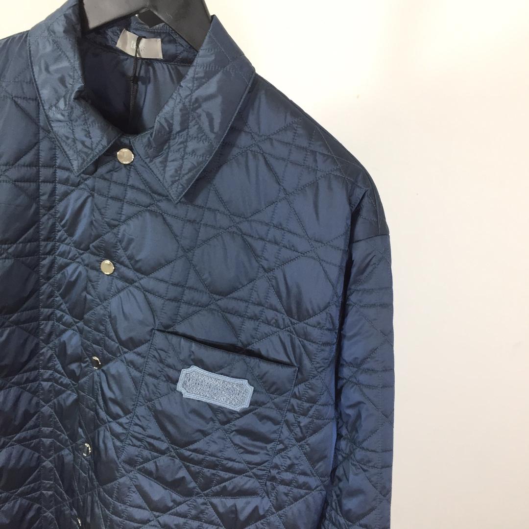 Dior Cannage Quilted Overshirt - DesignerGu