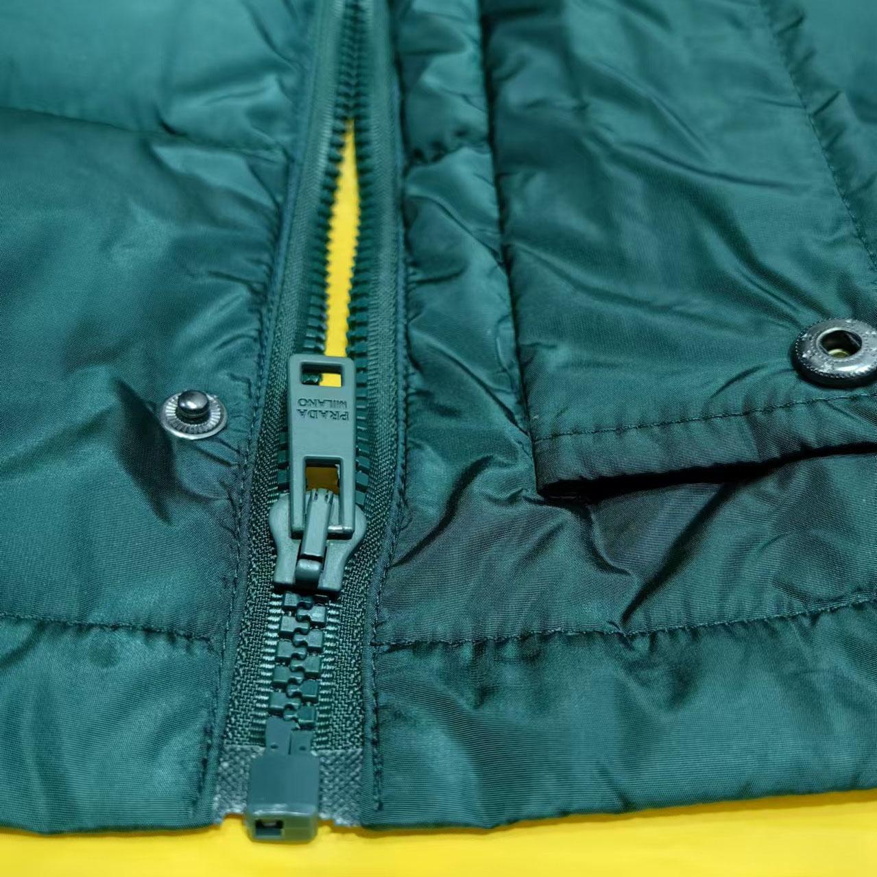 Prada Cropped Re-Nylon Down Jacket - DesignerGu