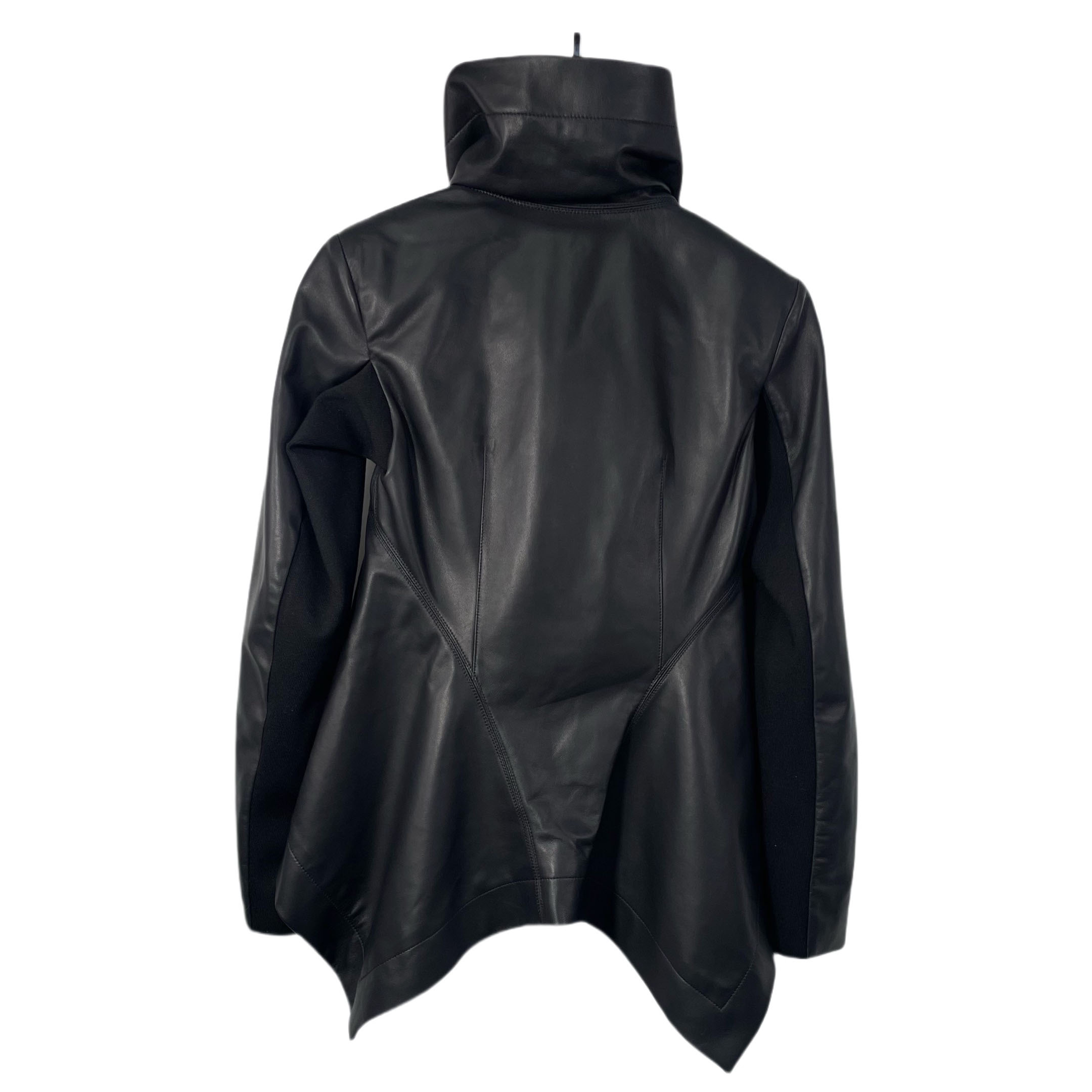 Rick Owens SS25 Hollywood Naska Biker In Black - DesignerGu