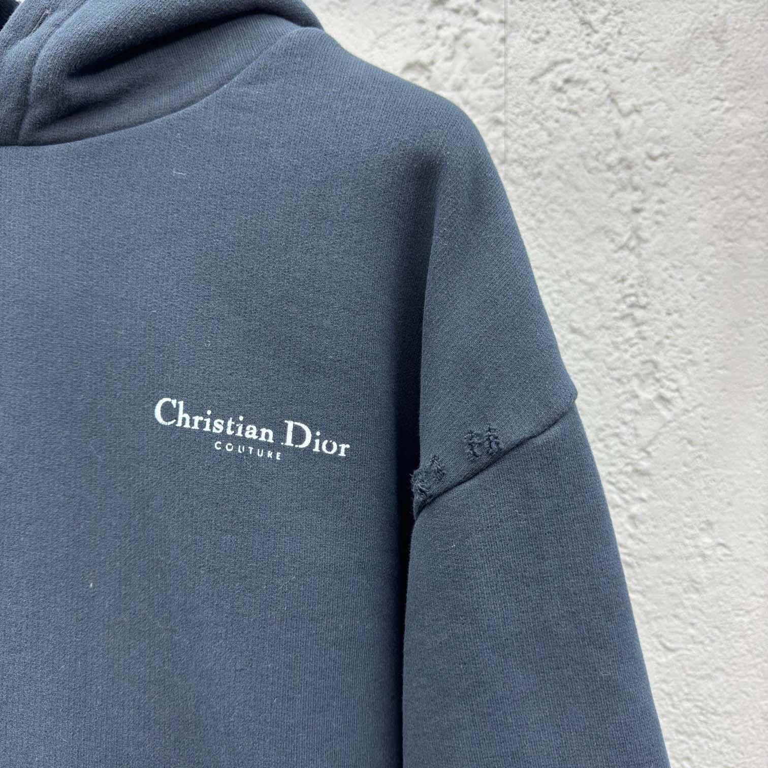 Christian Dior Couture Hooded Lined Sweatshirt - DesignerGu