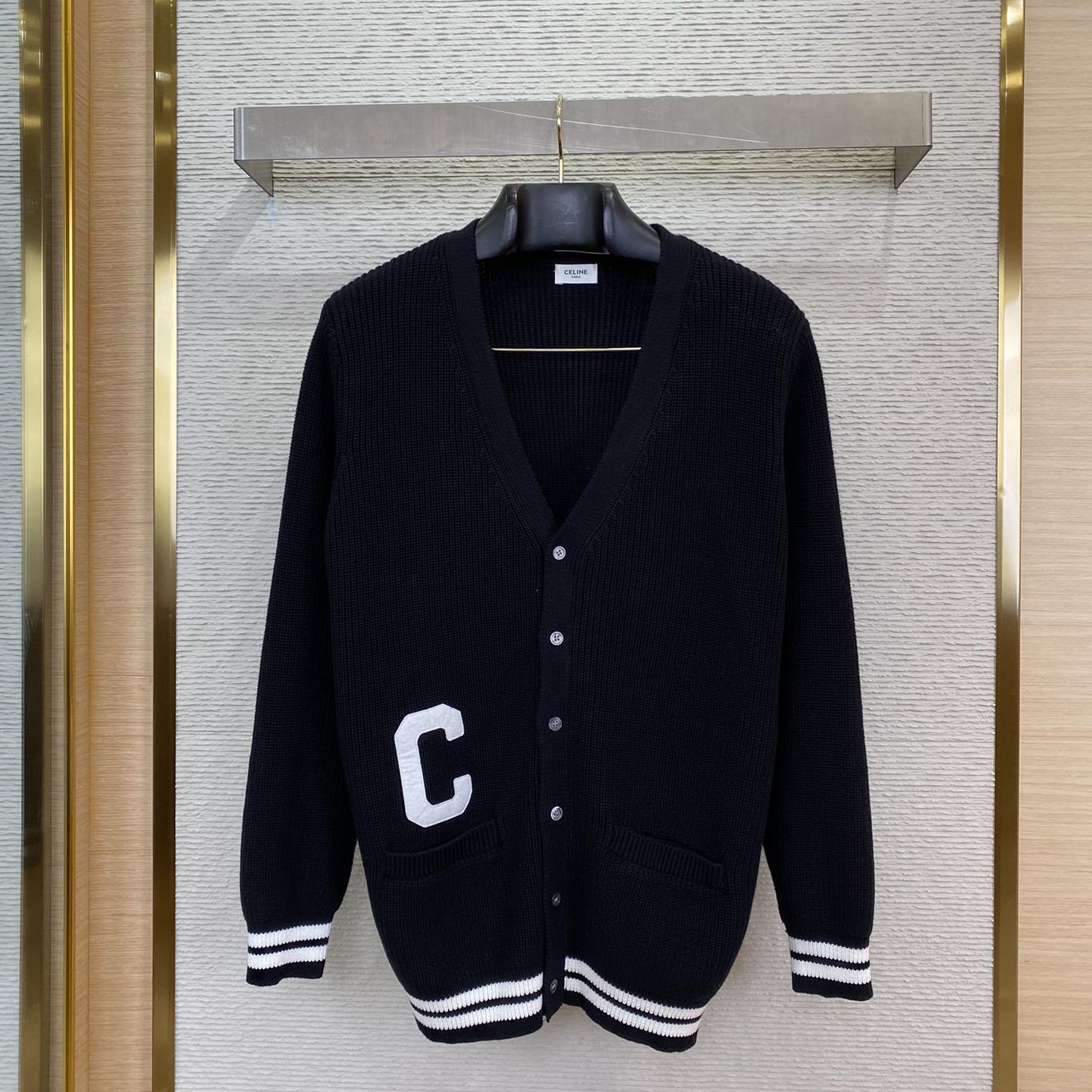 Celine College Cardigan - DesignerGu