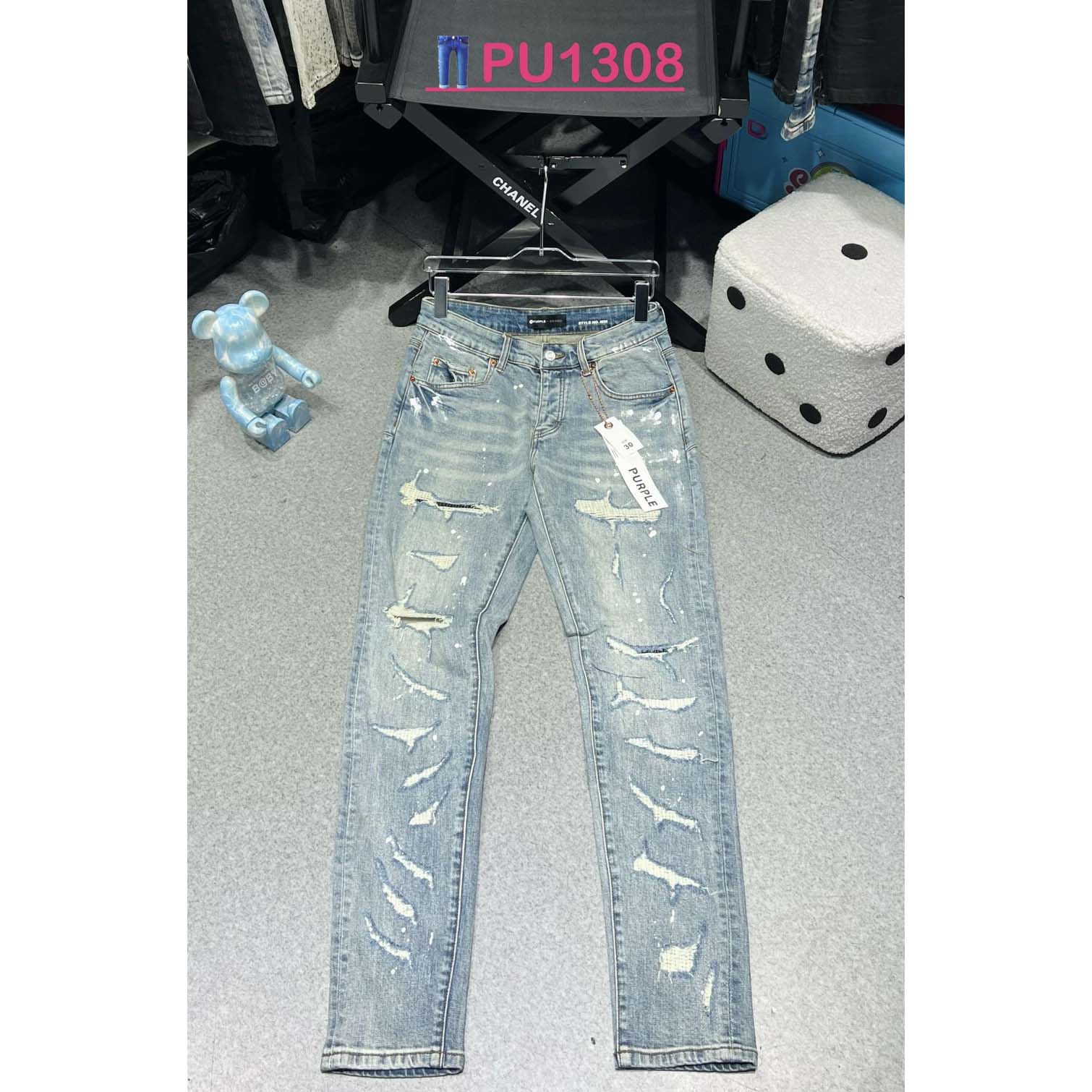 Purple-Brand Jeans   PU1308 - DesignerGu