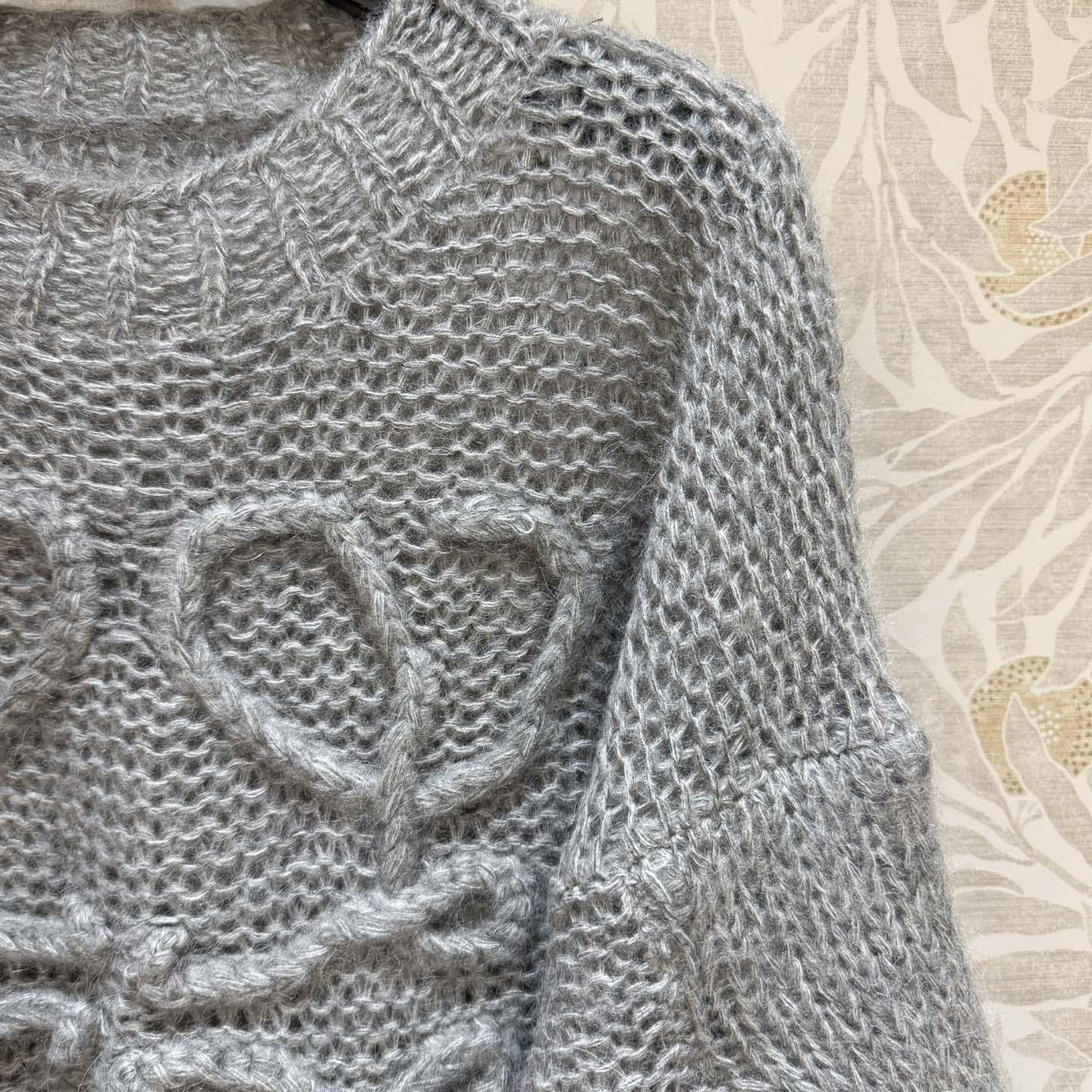 Loewe Anagram Sweater In Mohair - DesignerGu