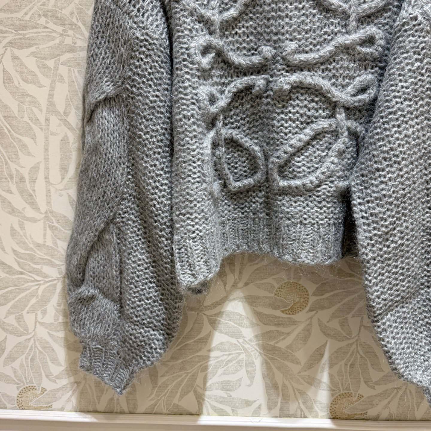 Loewe Anagram Sweater In Mohair - DesignerGu