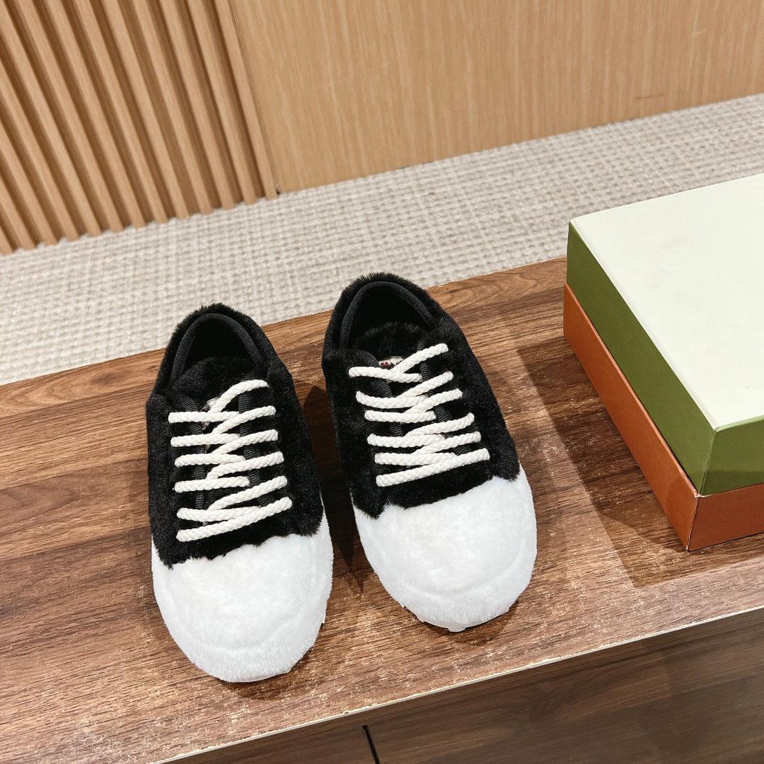 Marni Black Teddy Tennis Sneaker - DesignerGu