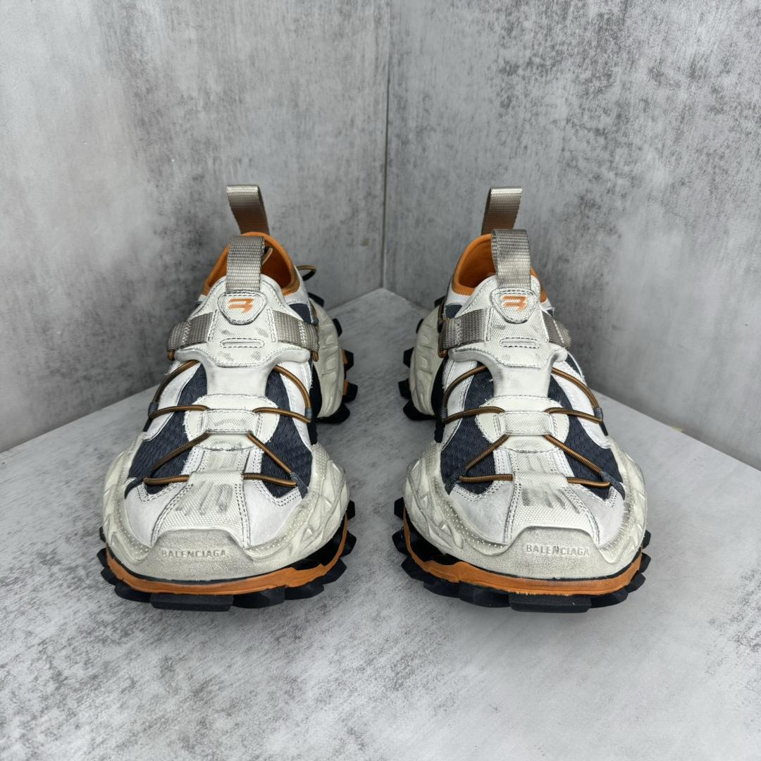 Balenciaga Hike Sneaker In Beige And Orange - DesignerGu