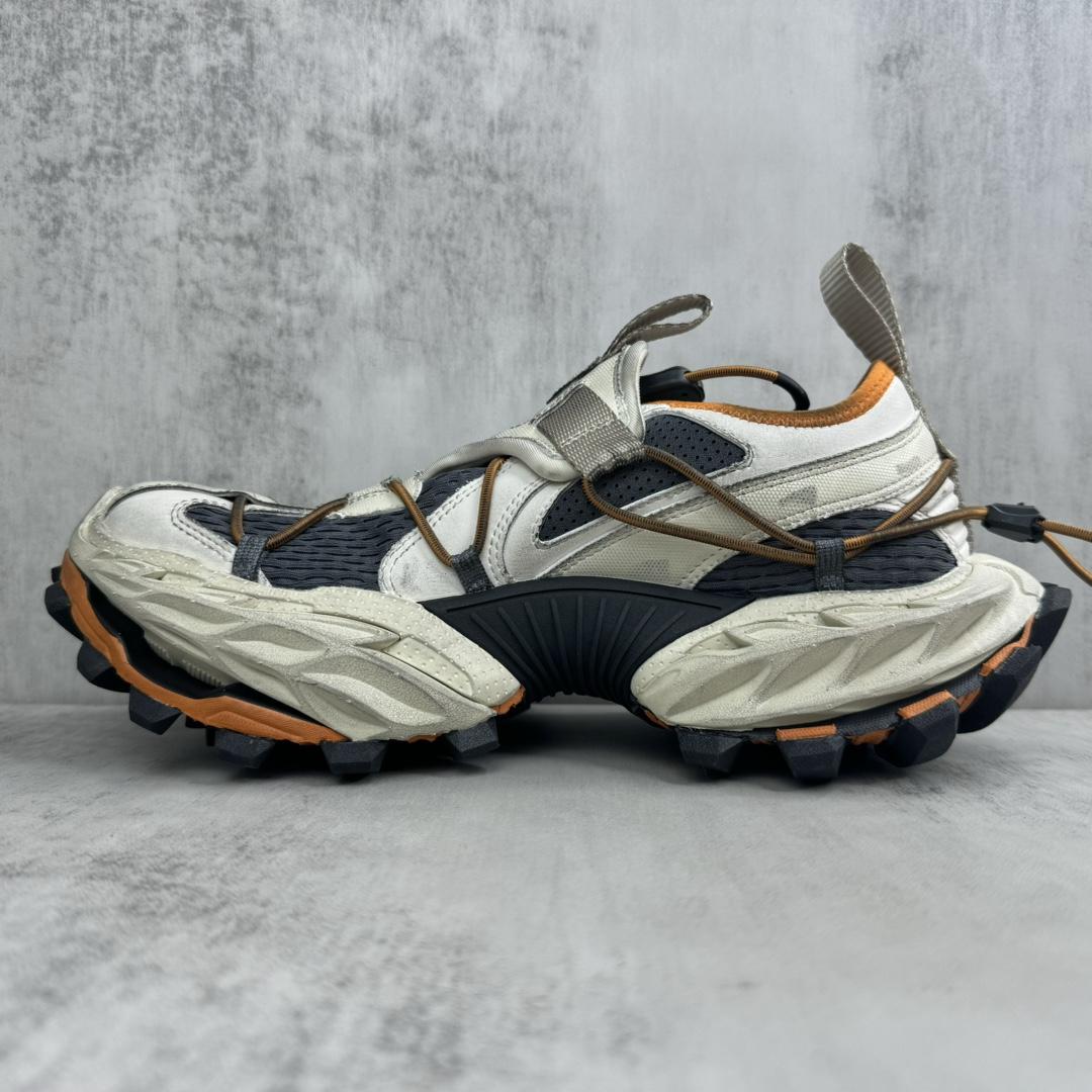 Balenciaga Hike Sneaker In Beige And Orange - DesignerGu