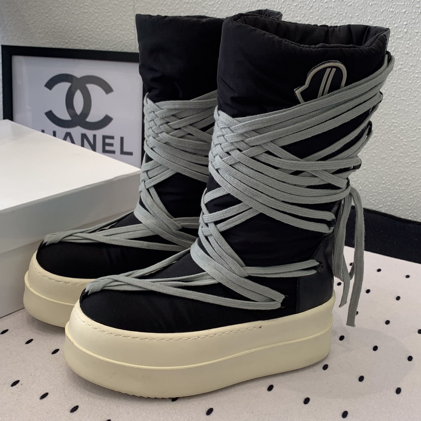 Moncler x Rick Owens Bigrocks Padded Boots - DesignerGu