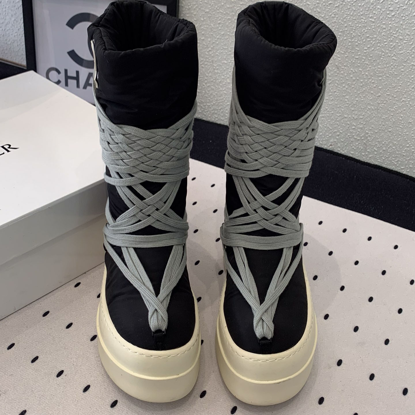 Moncler x Rick Owens Bigrocks Padded Boots - DesignerGu