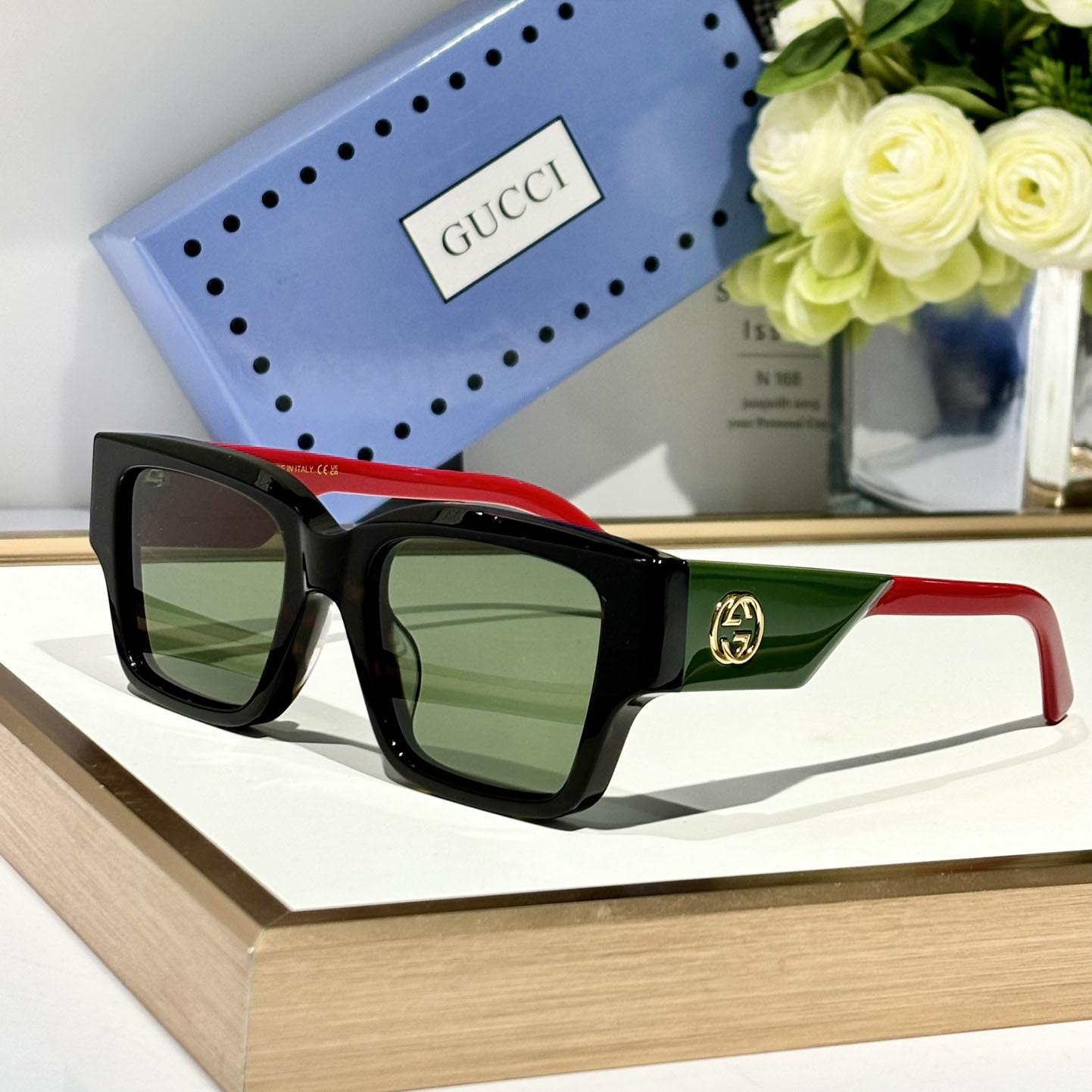 Gucci Square Frame Sunglasses    GG1663S - DesignerGu