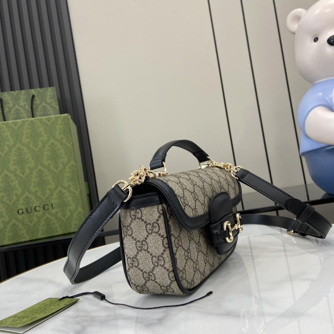 Gucci Horsebit 1955 Soft Small Top Handle Bag  - DesignerGu