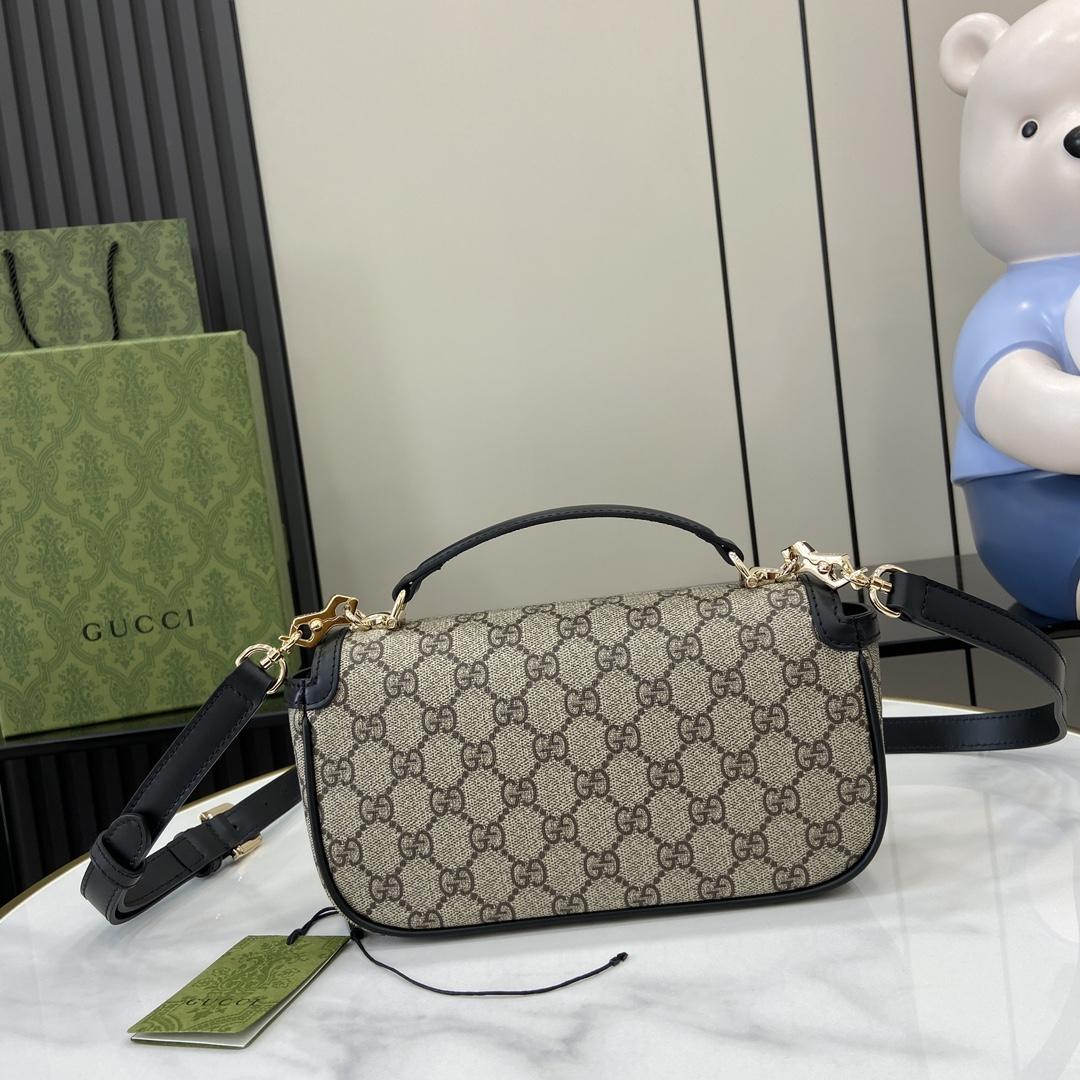 Gucci Horsebit 1955 Soft Small Top Handle Bag  - DesignerGu