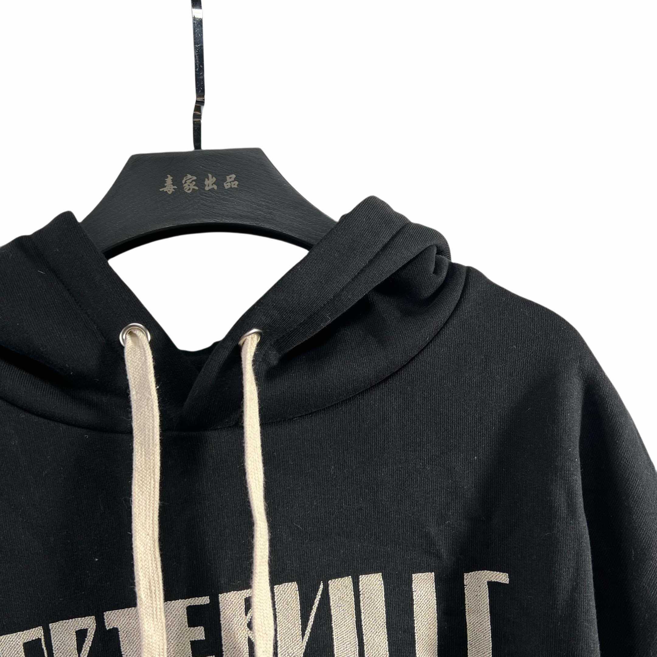 Rick Owens DRKSHDW Porterville Popover Hoodie - DesignerGu