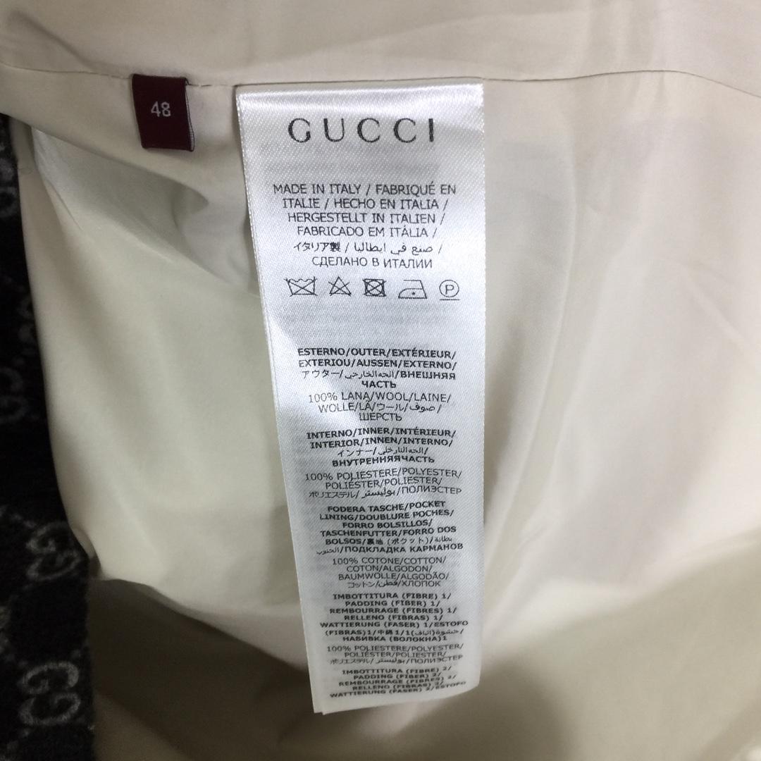 Gucci Bouclé Wool Jacket With GG Shadow - DesignerGu