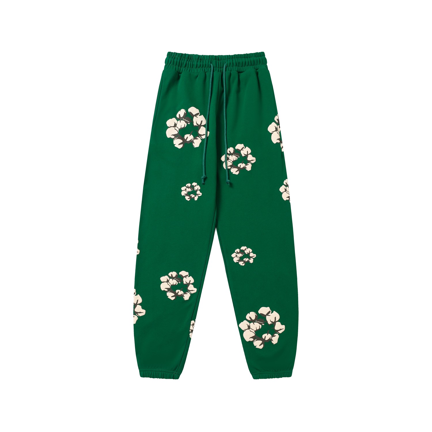 Denim Tears Cactus Tears Wreath Sweatpants Green - DesignerGu