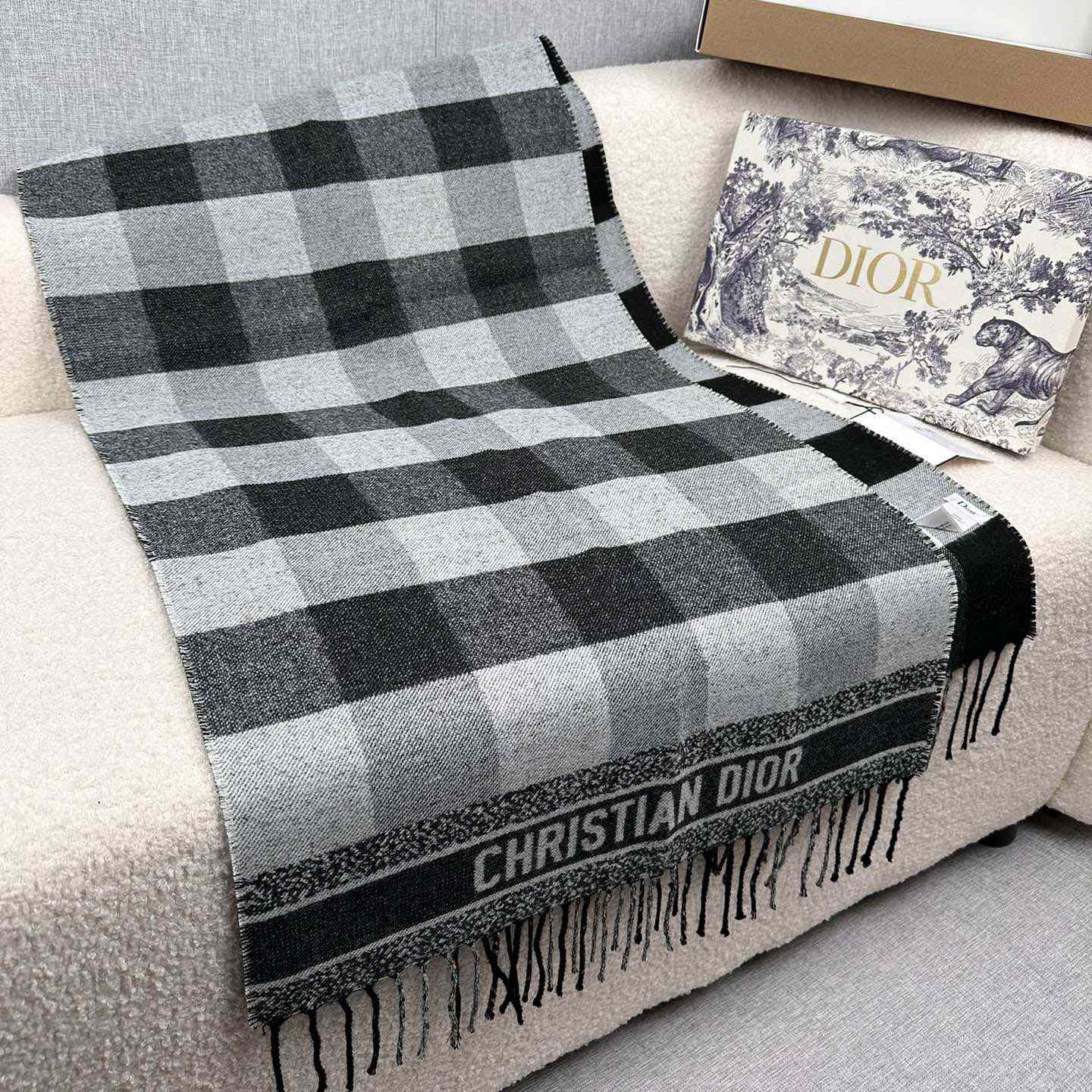 Dior Check'N'Dior Scarf - DesignerGu