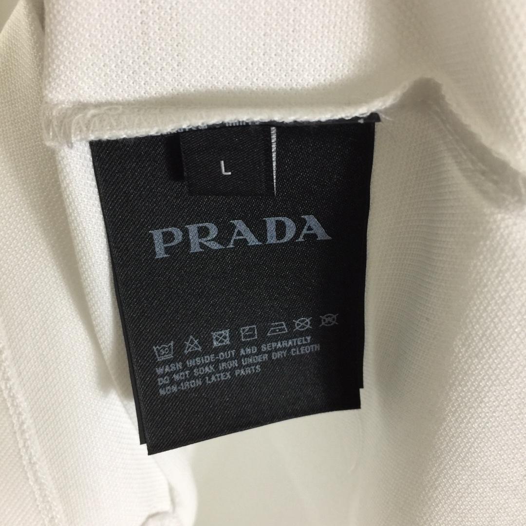 Prada Cotton Polo Shirt  - DesignerGu