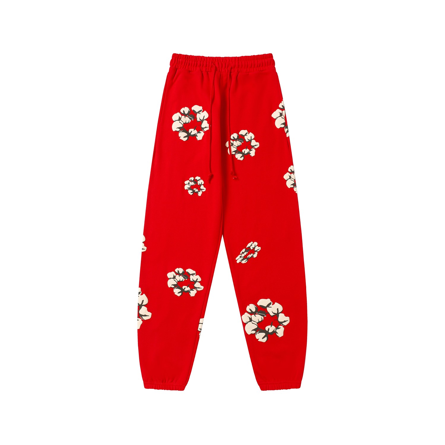 Denim Tears Cactus Tears Wreath Sweatpants Red - DesignerGu