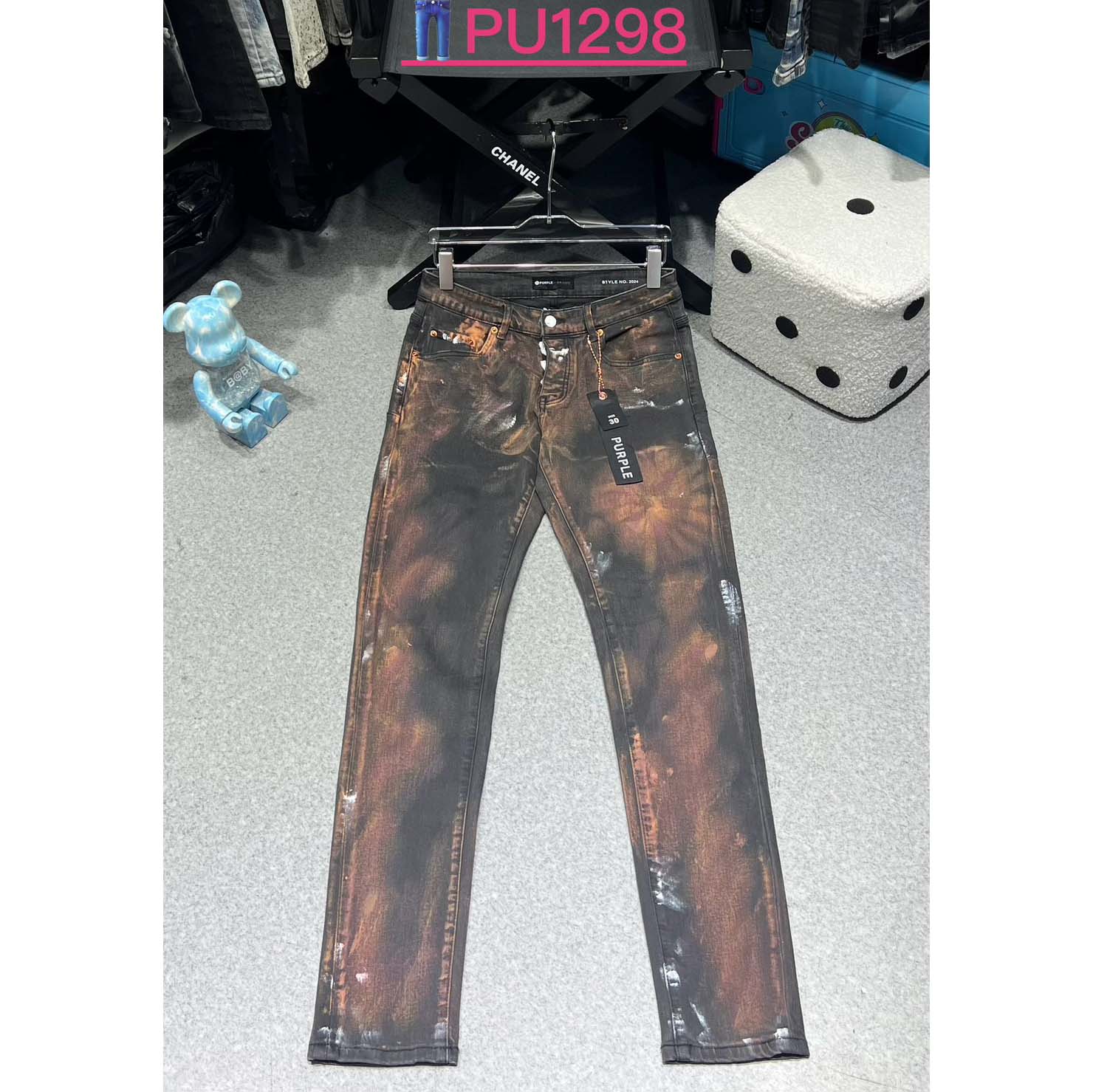 Purple-Brand Jeans   PU1298 - DesignerGu