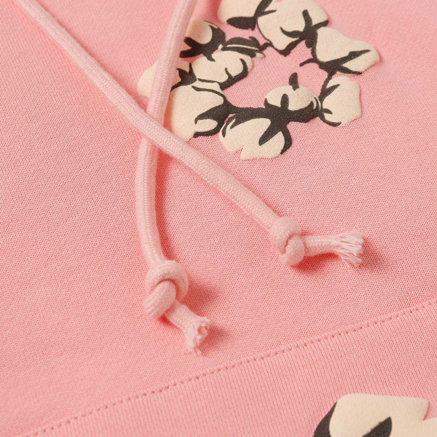 Denim Tears Cactus Tears Wreath Hoodie Pink - DesignerGu