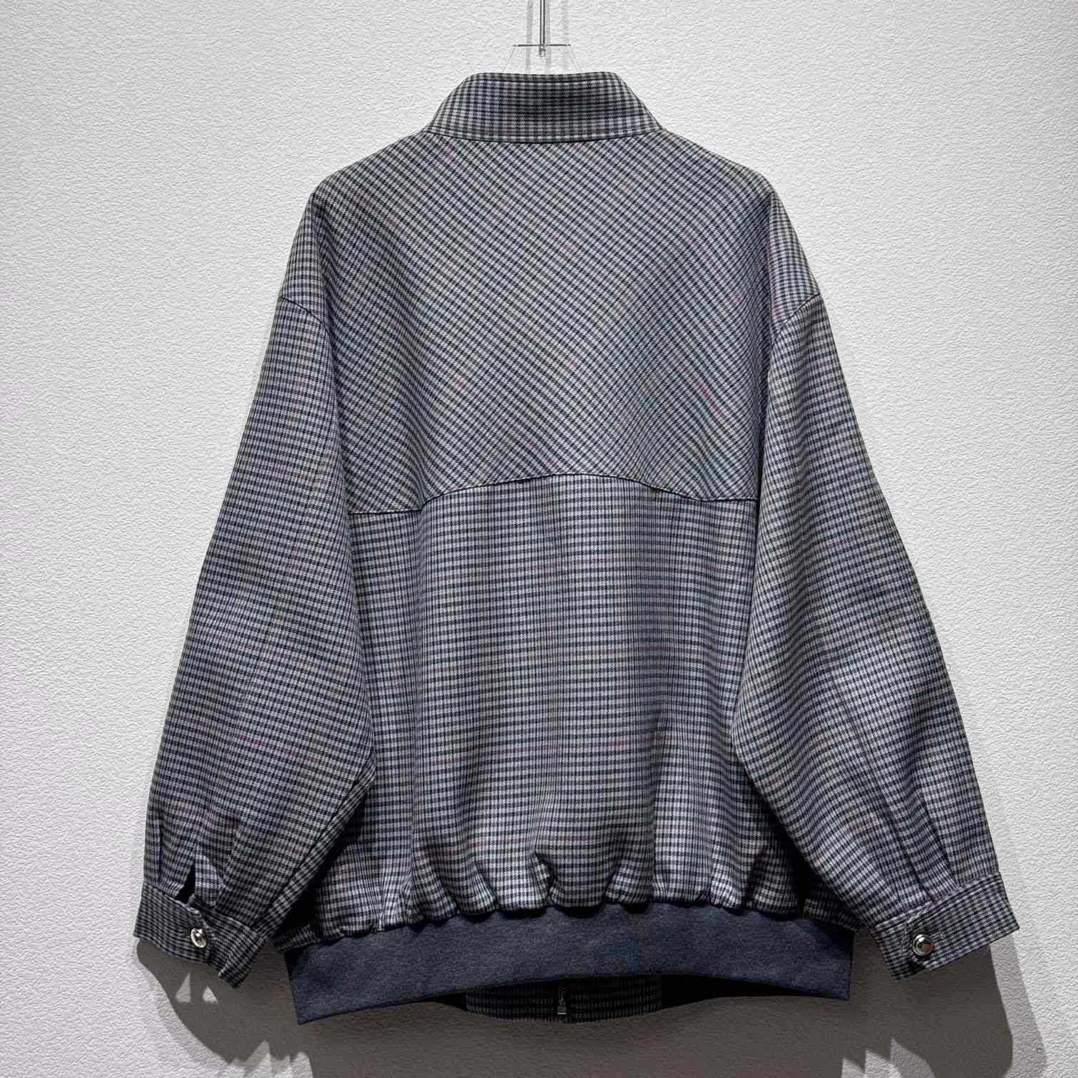 Miu Miu Check Logo Bomber Jacket - DesignerGu