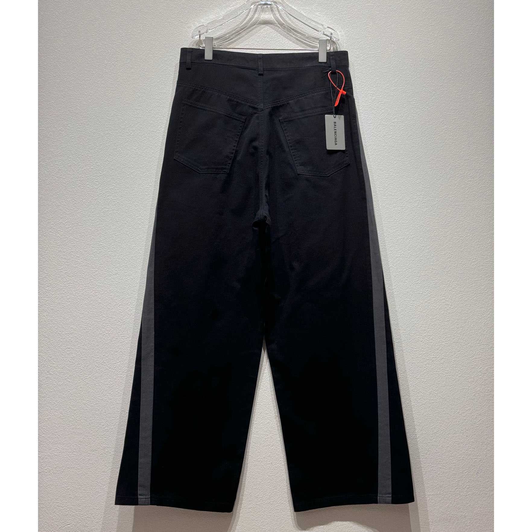 Balenciaga Under Armour® Tracksuit Denim Pants In Black  - DesignerGu