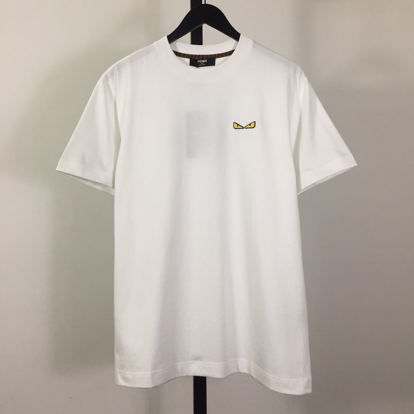 Fendi White Cotton Fendilicious T-shirt - DesignerGu