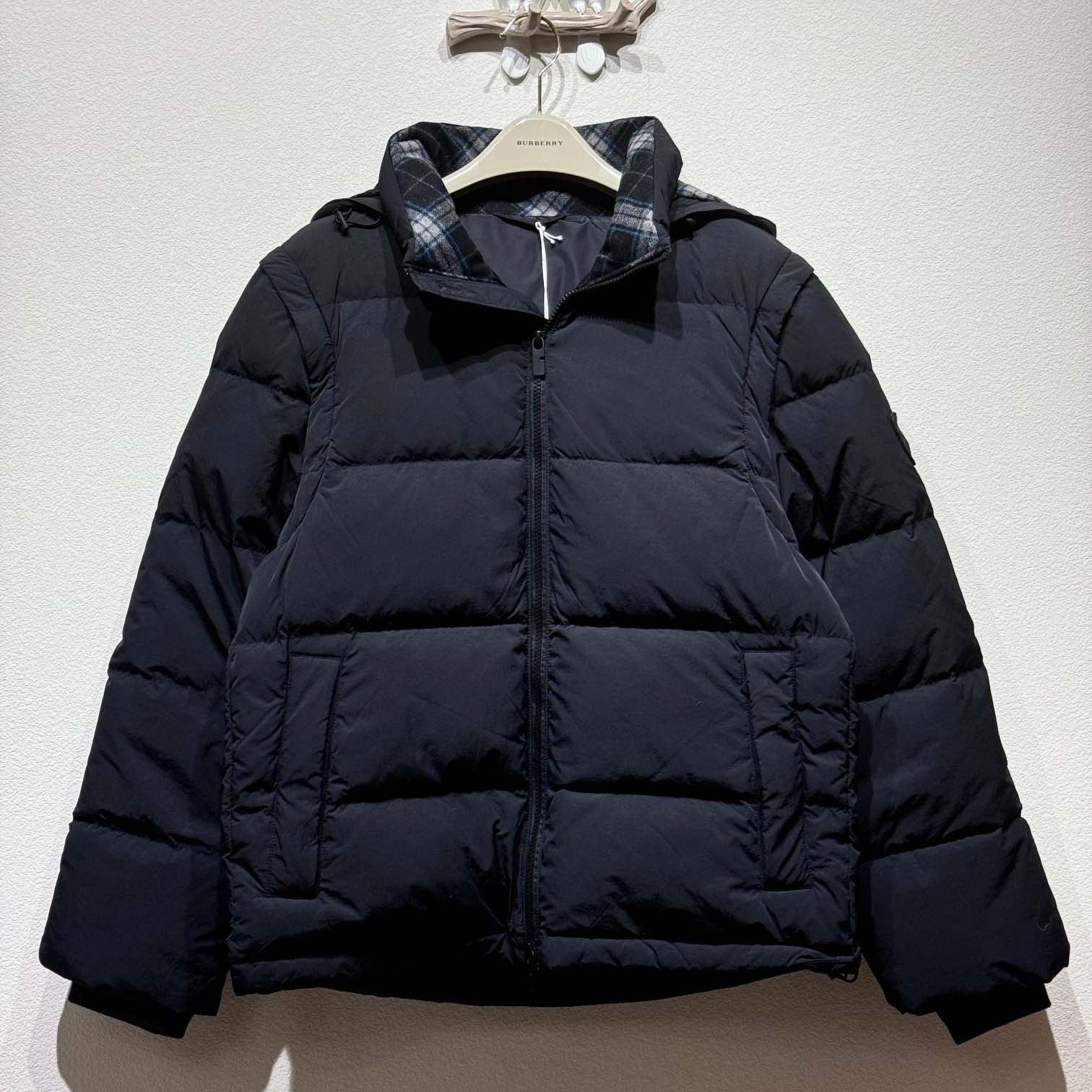 Burberry Detachable Sleeve Nylon Bideford Puffer Jacket - DesignerGu