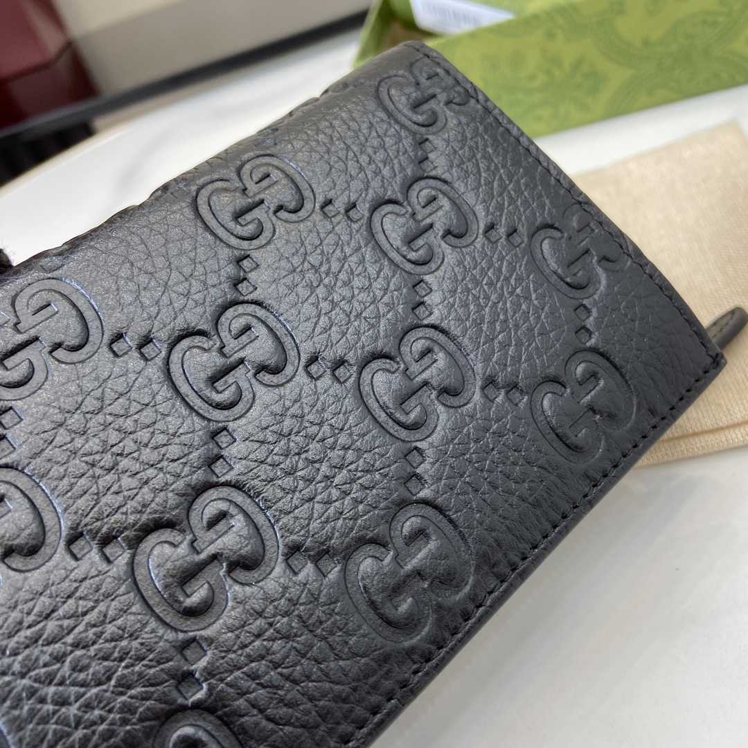 Gucci GG Emblem Medium Wallet - DesignerGu