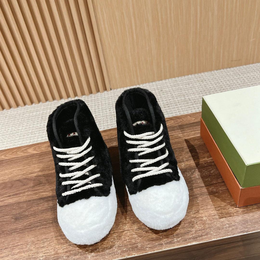 Marni Teddy Tennis High Sneaker - DesignerGu