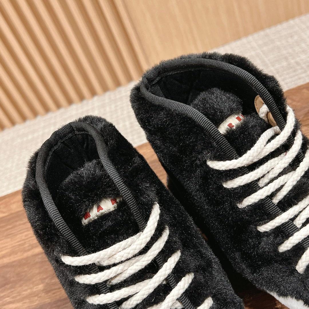 Marni Teddy Tennis High Sneaker - DesignerGu