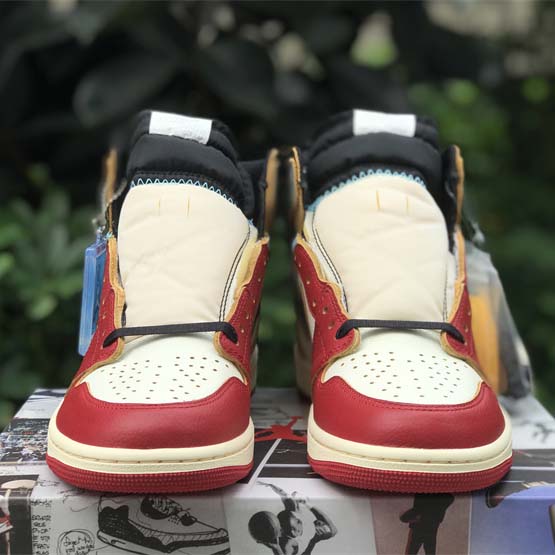 Union LA x Air Jordan 1 High OG “Chicago” Sneaker    HV8563-600  - DesignerGu