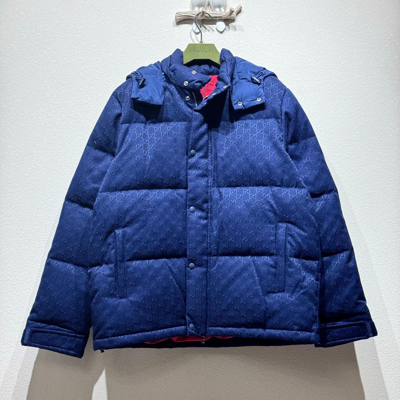 Gucci Gg Canvas Down Jacket - DesignerGu