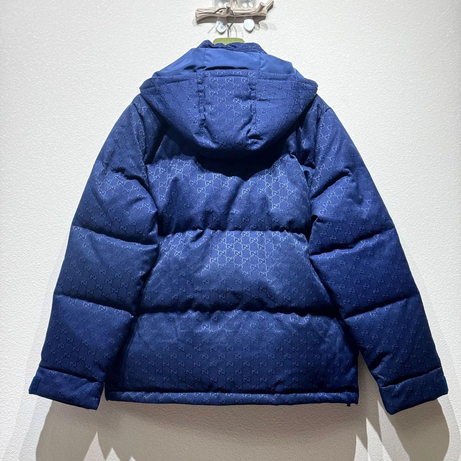 Gucci Gg Canvas Down Jacket - DesignerGu