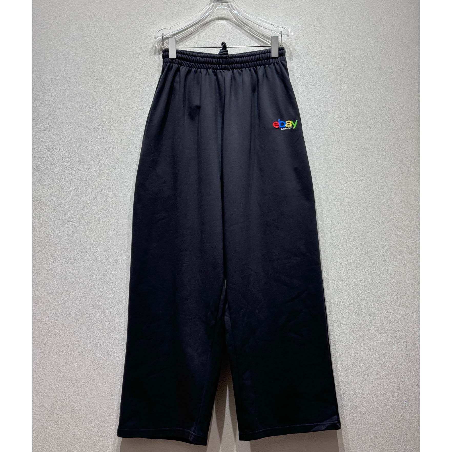 Balenciaga eBay Baggy Sweatpants In Washed Black  - DesignerGu